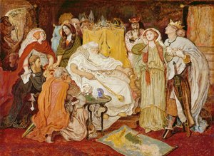 Porção de Cordelia, c.1867-75 de Ford Madox Brown
